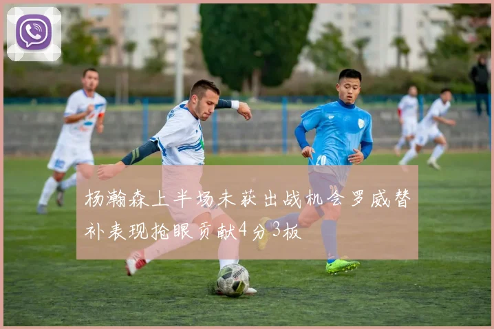 杨瀚森上半场未获出战机会罗威替补表现抢眼贡献4分3板